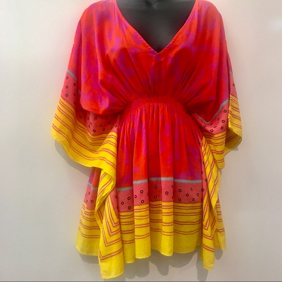 🍉...Loft multicolored swim coverup - Picture 2 of 3